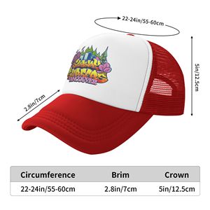 Subway Surfers Vancouver Retro Summer Trucker Hat Casquette de baseball réglable à 6 panneaux pour adultes Parkour Sport Dad Hat - Product Image 5