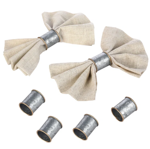 Anneau de serviette en émail brillant, accessoire de vaisselle, anneau de serviette en tissu d'aluminium personnalisé, porte-rouleau de papier de soie personnalisé - Product Image 5