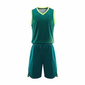 ชุดบาสเก็ตบอลผ้าโพลีเอสเตอร์ 100% และผ้าตาข่าย ระบายอากาศได้ดี เสื้อกล้ามแบบไม่มีแขน พร้อมกางเกงขาสั้นเอวยางยืด - Product Image 1