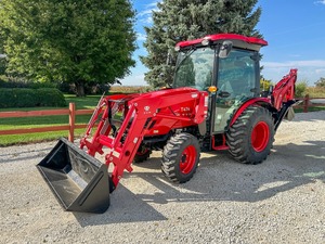 Meilleur prix pour tracteur robuste TYM T474HC avec chargeur et pelle rétrocaveuse, 48 CV, 4x4, pour opérations agricoles, agriculture et préparation des terres - Product Image 5