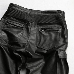 Vêtements de sport de moto unisexe Pantalons longs en cuir noir imperméables et coupe-vent Protections Winter Plus Size Men Women - Product Image 6