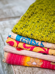 Couette kantha vintage, couverture de kantha recyclé, couette indienne kantha, cadeau fait main, nouveau, literie - Product Image 2