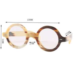 Lunettes en corne de buffle faites à la main pour hommes 100% Qualité supérieure Forme naturelle écologique - Product Image 3