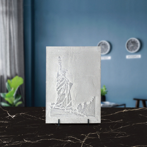 Concrete Texture Art Decor Kit 152x218x4mm DIY Craft Home Wall Art <b>White</b> Mortar Mix Cement - Product Image 4
