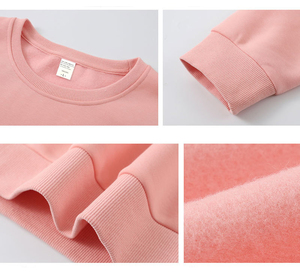OEM Wholesale Custom Logo <b>Thick</b> <b>Fleece</b> Blank Plain Crewneck Hoodie Customized Heavyweight Oversized Men's Sweatshirts for Winter - Product Image 6