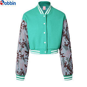 Veste courte de style universitaire pour femmes BOBBIN INDUSTRIES, meilleure variété, élégante, couleur personnalisée, manches longues, longueur courte, vêtements décontractés tendance - Product Image 4