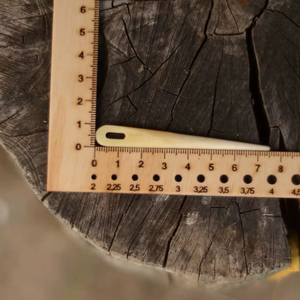 Aiguille à broder en corne de buffle, pointe fine, pour laine et fil, accessoire de couture durable pour le tufting et la couture - Product Image 1