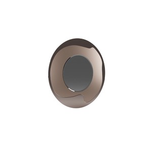 Modern <b>Round</b> <b>Wall</b> <b>Mirror</b> With Concentric Circles Design Glass Decorative <b>Mirror</b> For Living Room Contemporary Style - Product Image 3