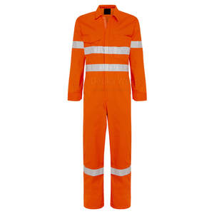 Wholesale Custom Logo Fireproof Reflective Construction Coveralls Custom 100%Polyester High Visibility <b>Safety</b> Suit For Work Wear - Product Image 6