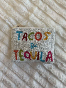 Artisan-Made Beaded Coin Pouch Unisex Design with Handcrafted Seed Bead Embroidery <b>Reflecting</b> Native America - Product Image 3