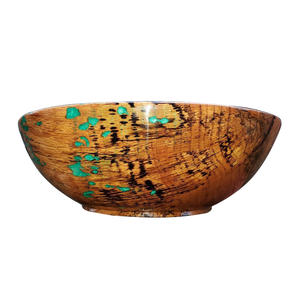 Bol de service pour hôtel et mariage, vente chaude, service de traiteur, service de fruits et de salades en bois de manguier, design luxueux - Product Image 4