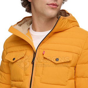 Essential <b>Men</b> Puffer <b>Jacket</b> Lightweight Warm Winter Outerwear Comfortable Daily Use <b>Jacket</b> - Product Image 4