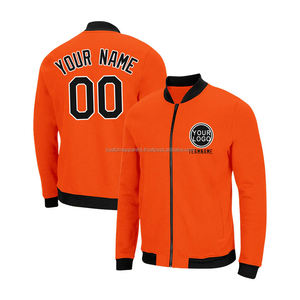 Chaqueta Varsity Personalizada de Alto Rendimiento para Hombre, Cuello Alto, Logotipo Bordado en la Parte Delantera, 100% Lana, Transpirable, Resistente al Viento, MCACVJ-254 - Product Image 1