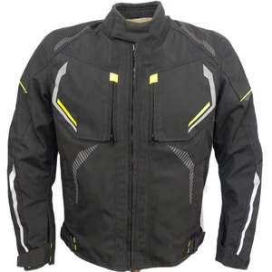 Veste de moto imperméable approuvée CE avec textile respirant, veste d'équitation toutes saisons pour homme, veste courte légère - Product Image 1
