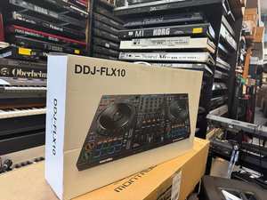 คอนโทรลเลอร์ดีเจ Pioneer DJ DDJ-FLX10 รองรับ Serato แบบพกพา สีดำ บรรจุภัณฑ์พลาสติกพร้อม - Product Image 1