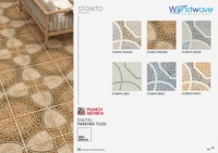 Dalles de pavage Taille 30X30cm Revêtement de sol Surface blanche haute brillance Couverture de surface 40x40cm Pavés en porcelaine Texturé lisse Vitrifié