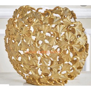 Vases à fleurs modernes faits à la main en aluminium poli or Lot de 2 pour hôtels et décoration de table d'intérieur - Product Image 3