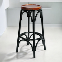 Tabouret de bar en rotin naturel traditionnel, design moderne pour hôtels, restaurants - usage commercial, mobilier de bar, vente en gros, marque Mulya