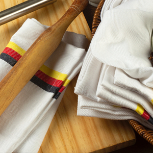 Toalla de hueso de arenque de algodón 100% para el hogar, playa, Cocina, Restaurante infantil, microfibra de lino sostenible tejida de Color Turquesa - Product Image 1