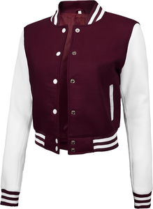 Nouveauté veste universitaire légère pour femmes de conception OEM personnalisée veste universitaire à manches longues avec logo personnalisé vente en gros de veste universitaire pour femmes 2025 - Product Image 4