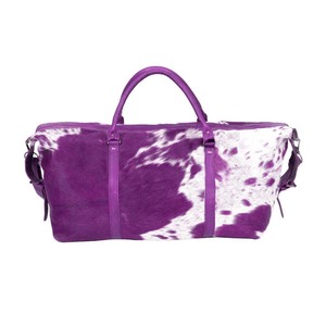 Sacs de voyage de luxe tendance 2025 pour femmes, en cuir véritable, faits à la main, vente en gros, 100 % cuir véritable, polyester, grande capacité - Product Image 5