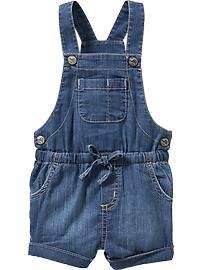 Denim High Quality <b>Short</b> <b>Dungaree</b> <b>for</b> <b>Women</b> Light Wash Distressed Vintage Effortless Style Bib Overall Button Printed Trendy - Product Image 3