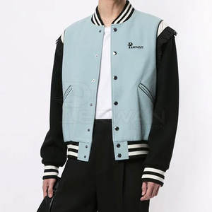 Veste Letterman taille personnalisée en vente en gros à vendre veste d'hiver Letterman à col montant pour l'extérieur - Product Image 2