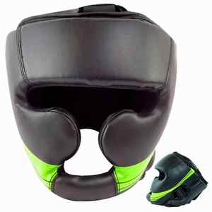 Profesional adultos hombres mujeres Kick Boxing MMA Head Protector MMA casco Muay Thai boxeo Taekwondo Karate Guard Head - Product Image 3