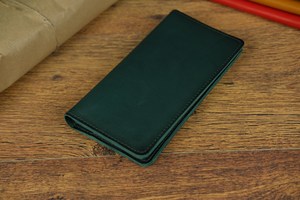 Portefeuille unisexe pour femmes en cuir souple véritable Slim Long Nouveau design LWW-0013 - Product Image 5