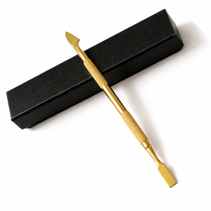 Empujador de Cutículas de Acero Inoxidable de Alta Calidad, Herramienta de Limpieza de Uñas de Doble Punta, Profesional para Manicura y Pedicura, Reutilizable, OEM - Product Image 1