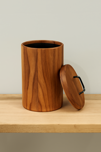 Boîte en bois avec couvercle et poignée pour le stockage de la cuisine Solution d'organisation élégante et pratique à vendre - Product Image 4