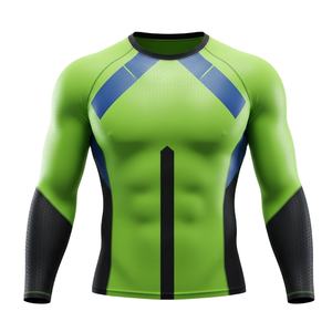 เสื้อกีฬาแขนยาวรัดรูปสำหรับผู้ชาย |   ชุดออกกำลังกายและฝึกซ้อมแบบแห้งเร็ว - Product Image 1