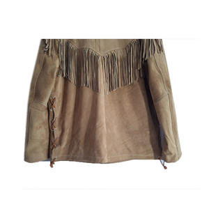 Color claro Hermoso Hecho Personalizado Alta calidad Western Elegante Slim Men Western Chaquetas de cuero - Product Image 6