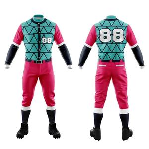Full Set Baseball Uniform for All College Tournaments Team and Number Printed on Baseball Uniforms Custom - Product Image 2