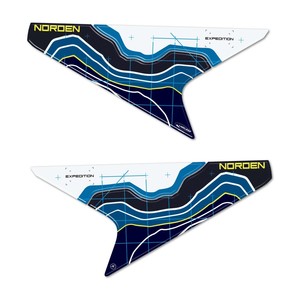 Adesivi 3D per Pannelli Laterali Moto Compatibili con Husqvarna Norden 901 2023, Accessori per Pannello Posteriore - Product Image 1