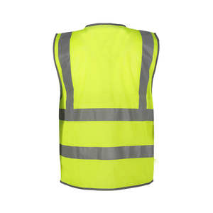 Chaleco de Seguridad Personalizado ANSI Clase 2 de Alta Visibilidad, Reflectante, Impermeable, Transpirable, de Malla de Poliéster, con Bolsillo para Identificación, para Construcción - Product Image 2