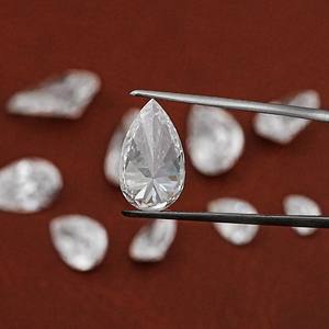 El mejor vendedor 1-5 Ct Todos los tamaños IGI Certified Pear Cut Lab Grown Diamond Piedras sueltas para la fabricación de joyas a precio al por mayor - Product Image 2