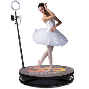 Vente en gros de photomaton personnalisé 360 avec lumière rgb 360 cabine vidéo toile de fond 360 machine de photomaton à rotation automatique - Product Image 6