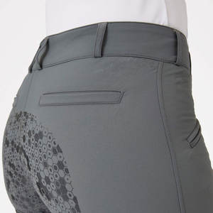 Pantalon d'équitation équestre taille haute Logo personnalisé Jodhpurs serrés Impression en silicone Culotte d'équitation à prix raisonnable personnalisée - Product Image 5