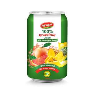 100% Grapefruit Juice with Pineapple Flavor Jojonavi Free Sample 330ml Manufacturer Wholesale Supplier Private Label OEM ODM - Product Image 4