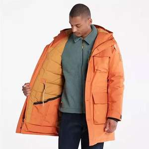 Abrigo acolchado de invierno con logotipo personalizado para hombre, chaqueta Formal de otoño e invierno, cierre de cremallera, abrigo impermeable de tela de lona, ropa de abrigo - Product Image 1