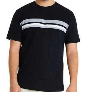 T-shirt personnalisable imprimé pour homme, coupe ample, col rond, manches courtes, 100 % coton tissé, 180 grammes, style urbain, MOQ 20 pièces - Product Image 1