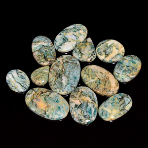 Mariposite 100% ธรรมชาติคุณภาพสูงที่ยอดเยี่ยมเบาะอัญมณีหลวมตัดรูปไข่ลูกแพร์ขัดสำหรับทำเครื่องประดับ - Product Image 1