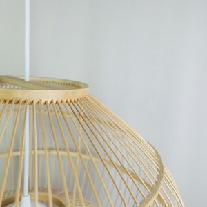 โคมไฟไม้ไผ่ธรรมชาติดีไซน์นอร์ดิกทันสมัยมีคุณภาพสูงแบบนอร์ดิกสำหรับใช้ในบ้านโรงแรมร้านอาหาร - Product Image 1