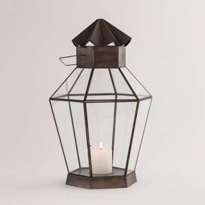 Traditional design iron <b>lantern</b> tea light <b>candle</b> holder indoor outdoor garden home decoration hotel restaurant wedding gift - Product Image 3
