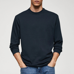 Haut ODM personnalisé meilleure qualité hommes coton polaire sweat à col rond nouveau Style uni Offre Spéciale pour l'automne hiver - Product Image 1