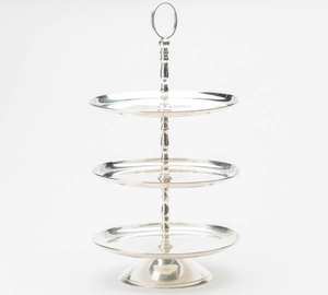 Silver Shade Bird Design Antique Metal <b>Cake</b> <b>Stand</b> New Design Decoration Luxury Fancy Wholesale <b>Cake</b> <b>Stand</b> From Indian Supplier - Product Image 6