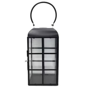 Linterna de Metal de vidrio y hierro para decoración del hogar, Venta caliente, para decoración de jardín, acabado recubierto de polvo verde claro disponible - Product Image 2