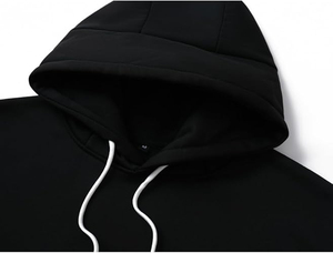 Nuevo estilo 2025 Drop Shoulder Hoodies Pullover Unisex Custom Heavyweight Oversized Blank Bordado 100% Cotton Hoodies para hombres - Product Image 3