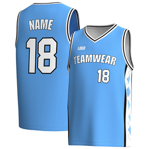 Maillot d'équipe personnalisation rapide motif de sublimation concevoir votre propre maillot de basket-ball pour hommes vêtements de sport en gros - Product Image 4